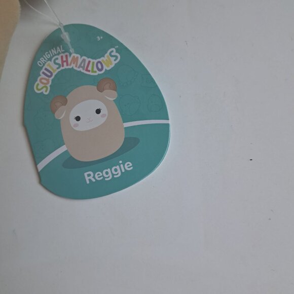 Squishmallow NEW NWT beige plush 5” REGGIE the Ram 2023 - Picture 2 of 3